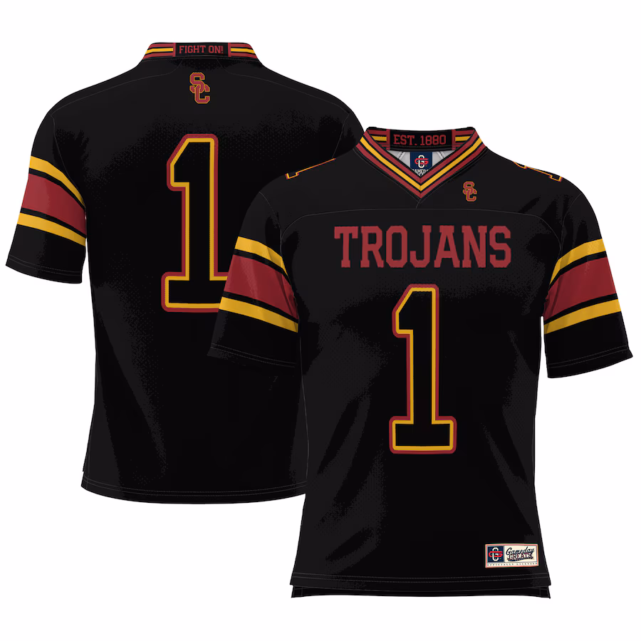 #1 USC Trojans GameDay Greats Football Jersey - Cardinal - Ujersey