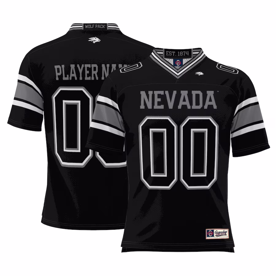 Nevada Wolf Pack GameDay Greats Youth NIL Pick-A-Player Football Jersey - Black - Ujersey
