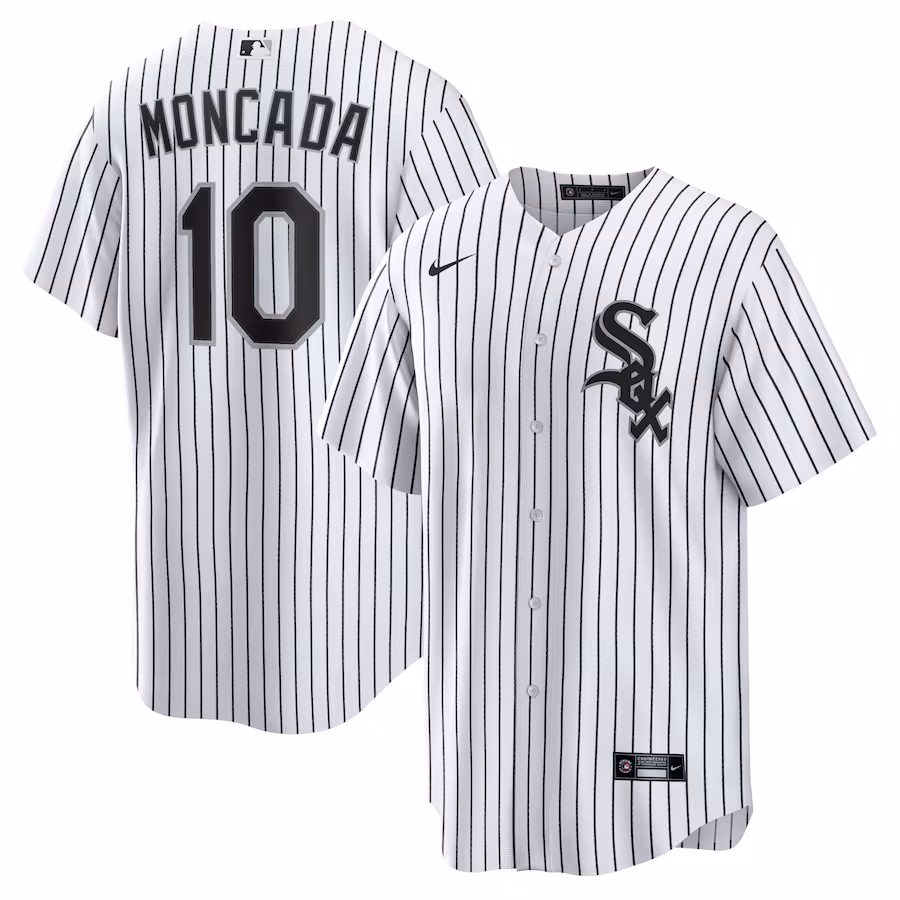 Men's Chicago White Sox Yoan Moncada Nike White Home Replica Player Name Jersey - Ujersey