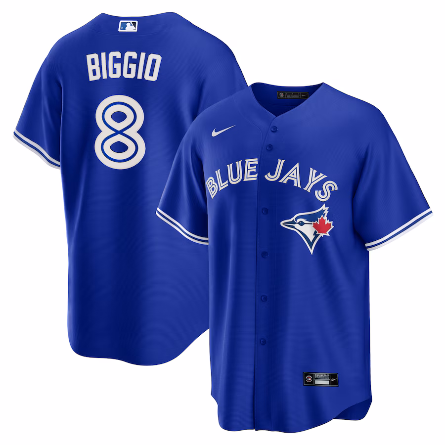 Men's Toronto Blue Jays Cavan Biggio Nike Royal Replica Player Name Jersey - Ujersey