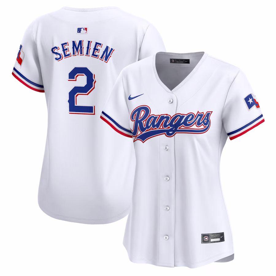 Women's Texas Rangers Marcus Semien Nike White Home Limited Player Jersey - Ujersey