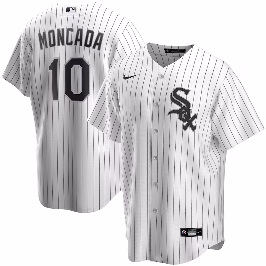 Youth Chicago White Sox Yoan Moncada Nike White Alternate Replica Player Jersey - Ujersey