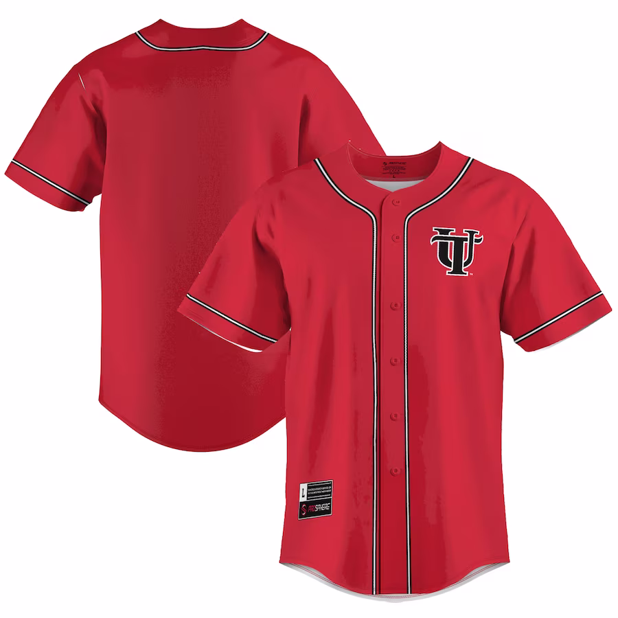 Tampa Spartans GameDay Greats  Lightweight Baseball Jersey - Red - Ujersey
