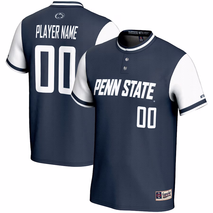 Penn State Nittany Lions GameDay Greats Youth NIL Pick-A-Player Lightweight Women's Softball Jersey - Navy - Ujersey