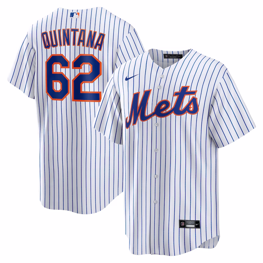 Men's New York Mets José Quintana Nike White Home  Replica Player Jersey - Ujersey