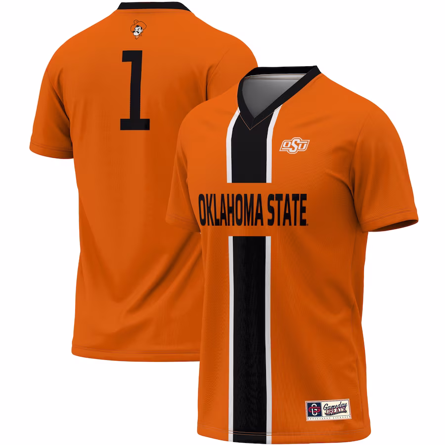#1 Oklahoma State Cowboys ProSphere Unisex Lightweight Soccer Jersey - Orange - Ujersey