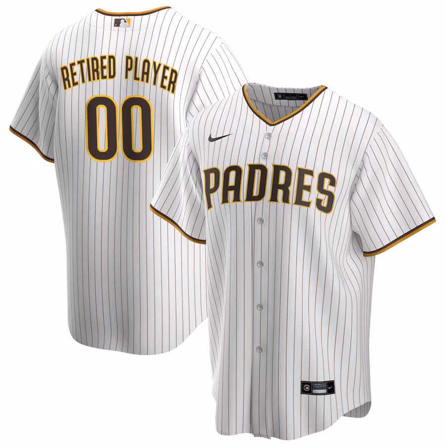 Men's San Diego Padres Nike White Home Pick-A-Player Retired Roster Replica Jersey - Ujersey