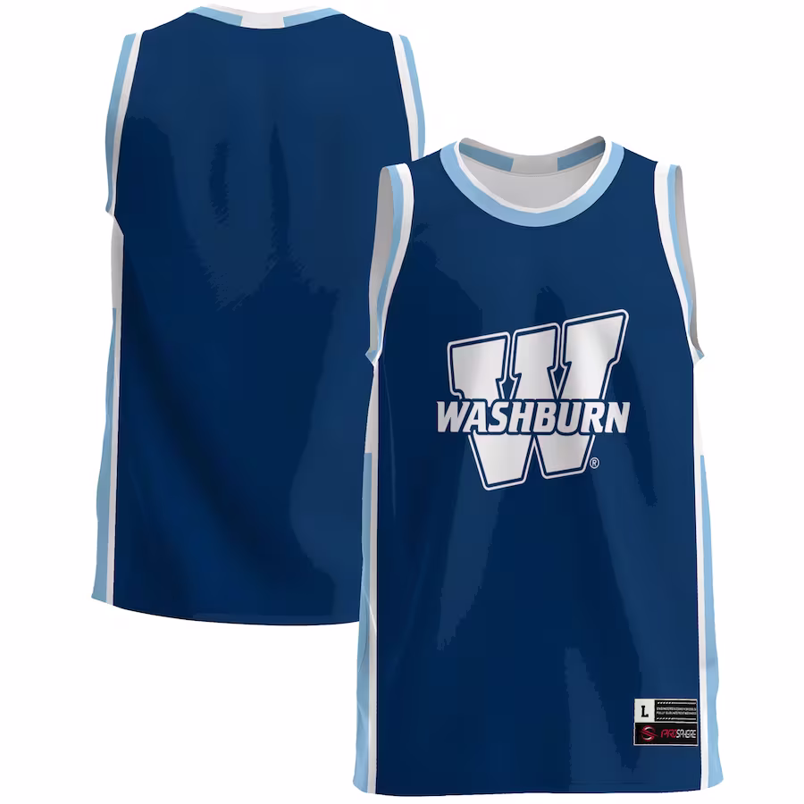 Washburn Ichabods GameDay Greats  Lightweight Basketball Jersey - Blue - Ujersey