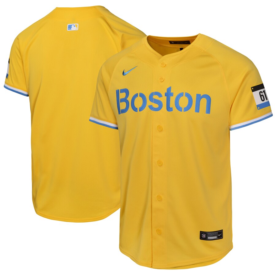 Youth Boston Red Sox  Nike Gold City Connect Limited Jersey - Ujersey