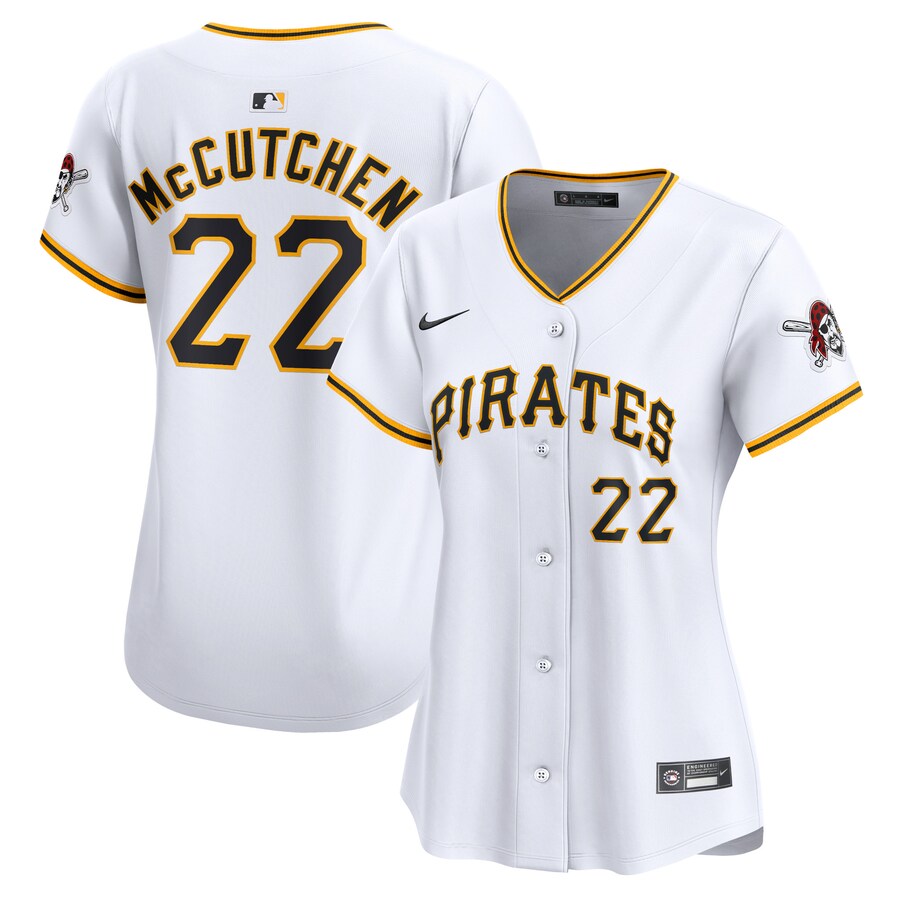 Women's Pittsburgh Pirates Andrew McCutchen Nike White Home Limited Player Jersey - Ujersey