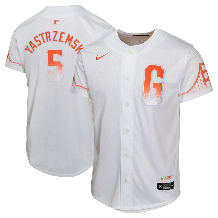 Youth San Francisco Giants Mike Yastrzemski Nike White City Connect Limited Player Jersey - Ujersey