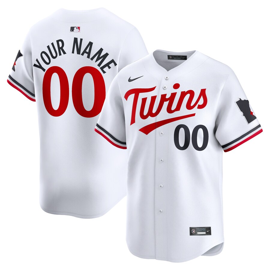 Youth Minnesota Twins Nike White Home Limited Custom Jersey - Ujersey