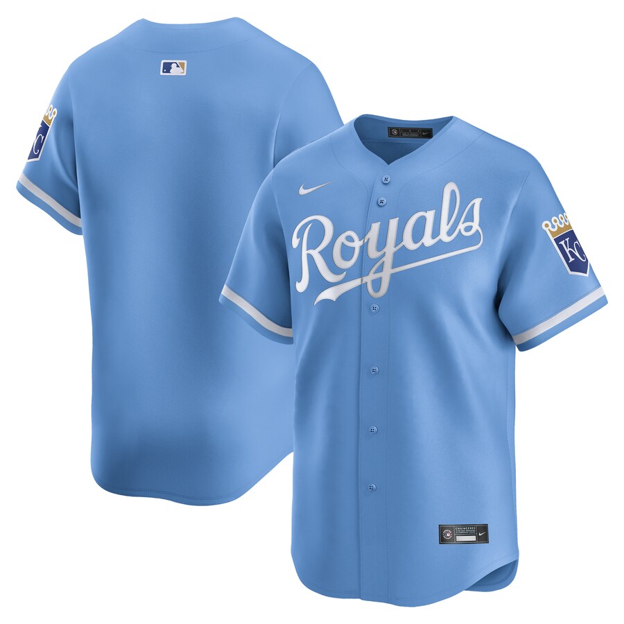 Men's Kansas City Royals  Nike Light Blue  Alternate Limited Jersey - Ujersey