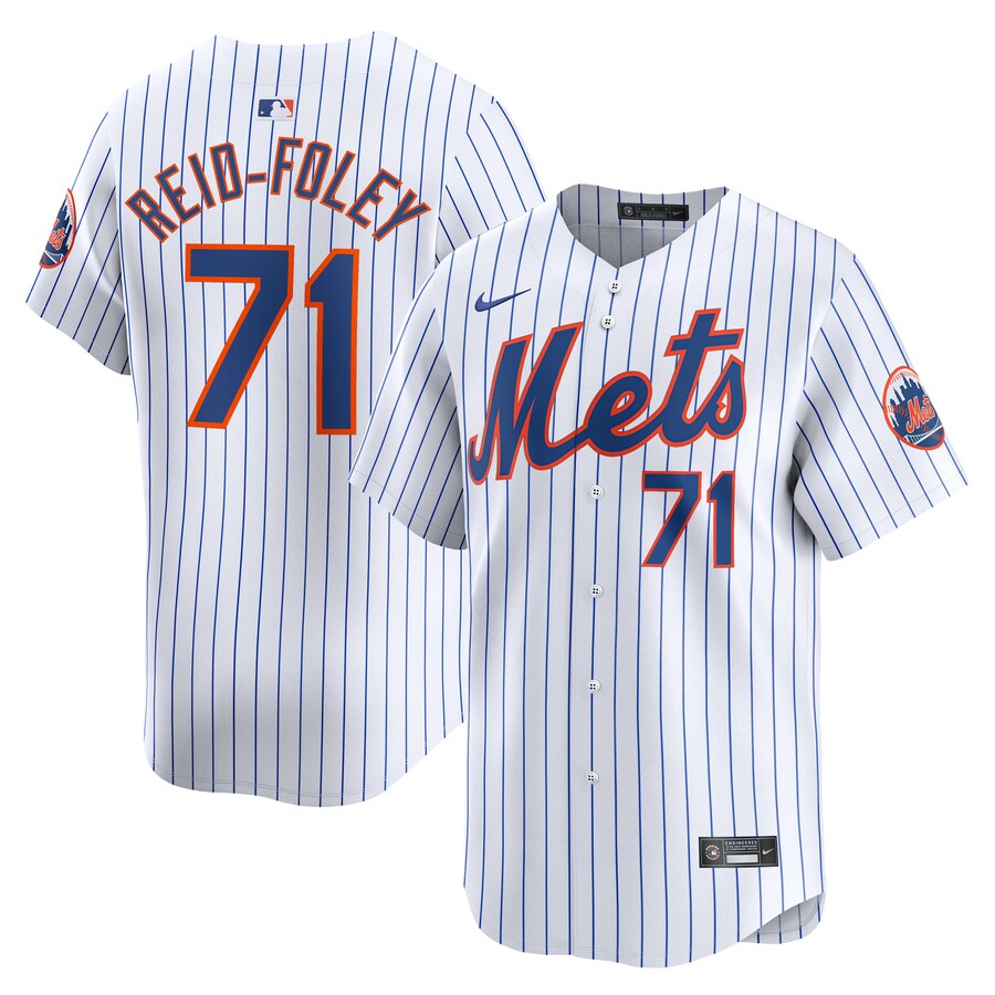 Men's New York Mets Sean Reid-Foley Nike White Home Limited Player Jersey - Ujersey