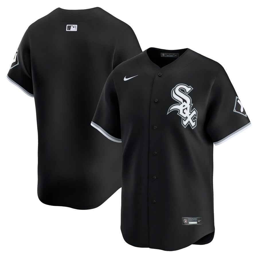Men's Chicago White Sox  Nike Black  Alternate Limited Jersey - Ujersey