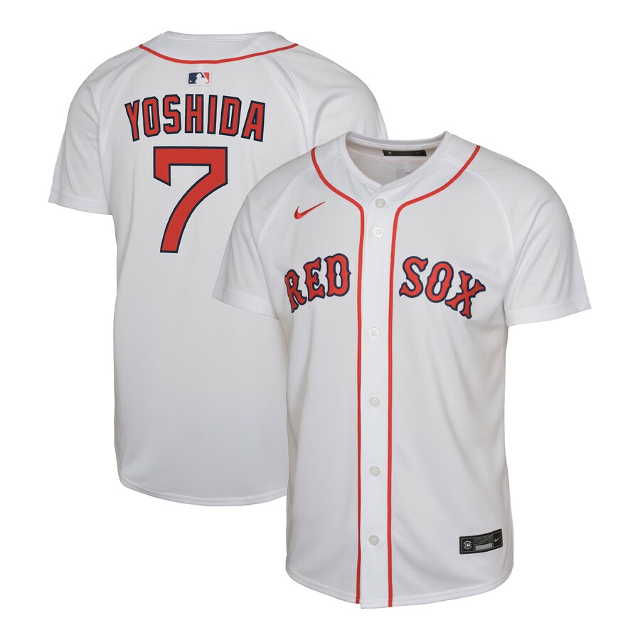 Youth Boston Red Sox Masataka Yoshida Nike White Home Replica Player Jersey - Ujersey