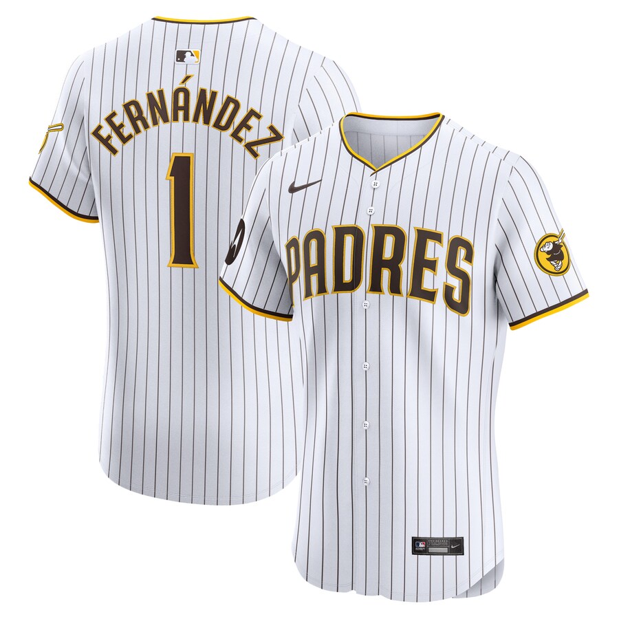 Men's San Diego Padres Tony Fernández Nike White Home Elite Player Jersey - Ujersey