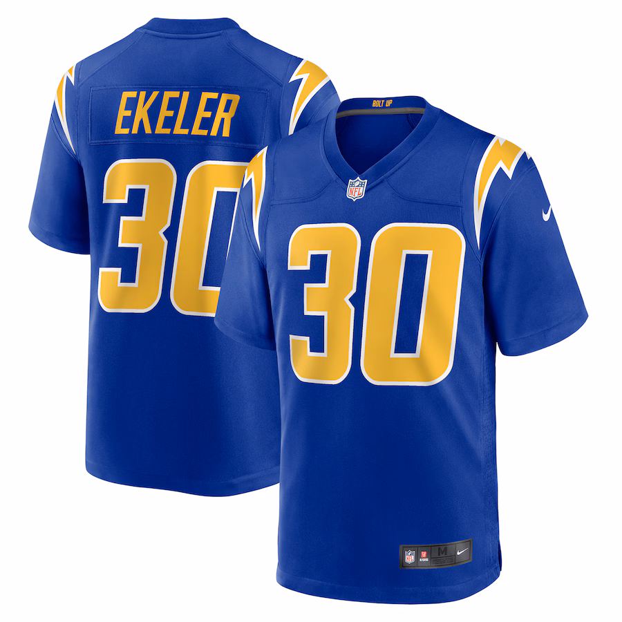 Men's Los Angeles Chargers Austin Ekeler Nike Royal Game Jersey - Ujersey