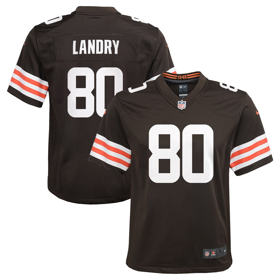 Youth Cleveland Browns Jarvis Landry Nike Brown Game Jersey - Ujersey