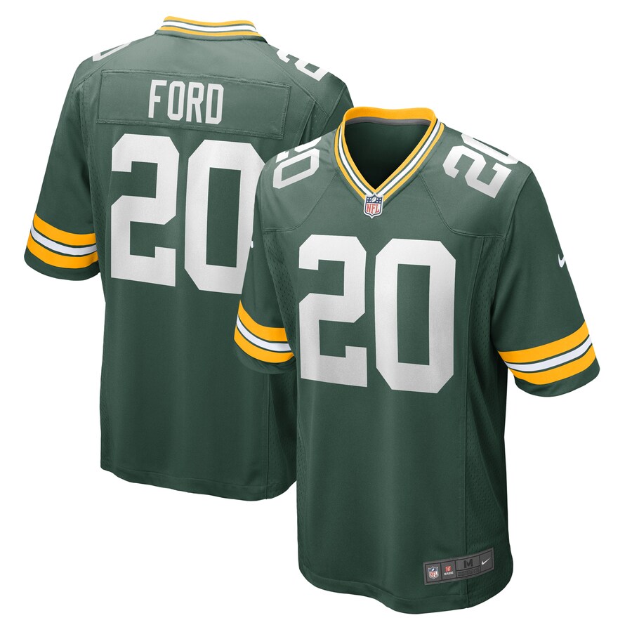 Men's Green Bay Packers Rudy Ford Nike Green Game Player Jersey - Ujersey