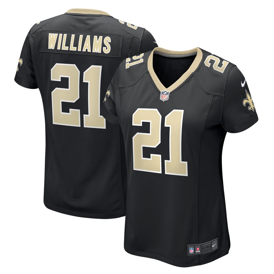 Women's New Orleans Saints Jamaal Williams Nike Black Player Jersey - Ujersey