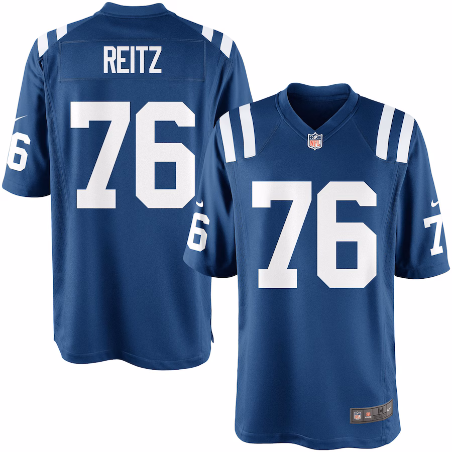 Nike Youth Indianapolis Colts Joe Reitz Team Color Game Jersey - Ujersey