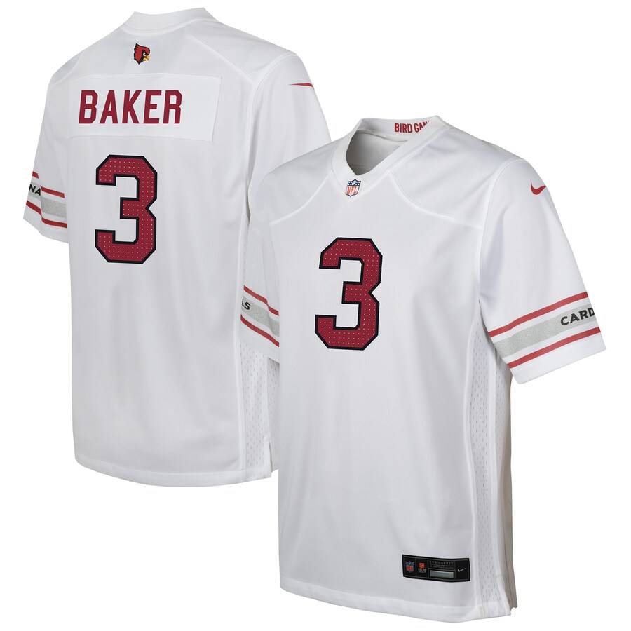 Youth Arizona Cardinals Budda Baker Nike White Game Jersey - Ujersey