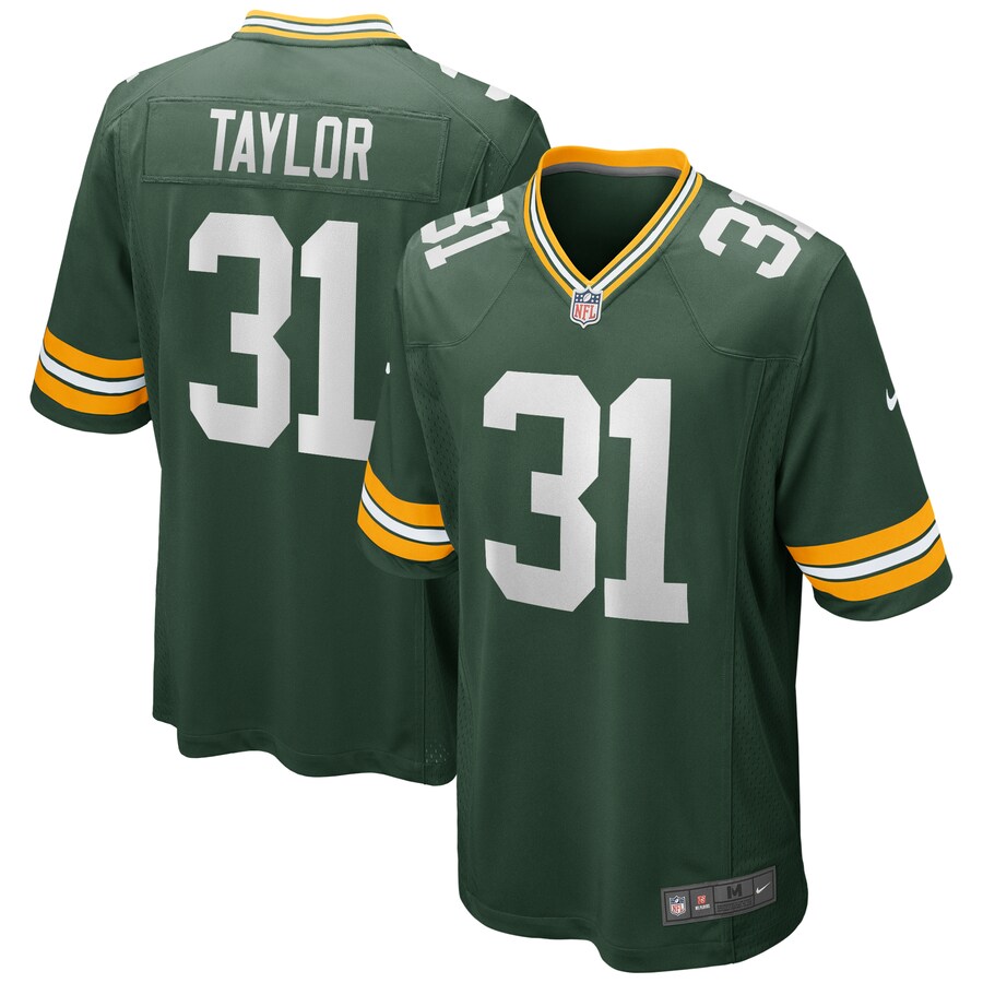 Men's Green Bay Packers Jim Taylor Nike Green Game Retired Player Jersey - Ujersey