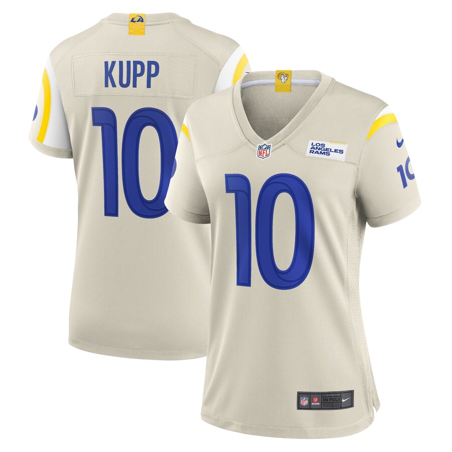 Women's Los Angeles Rams Cooper Kupp Nike Bone Player Game Jersey - Ujersey