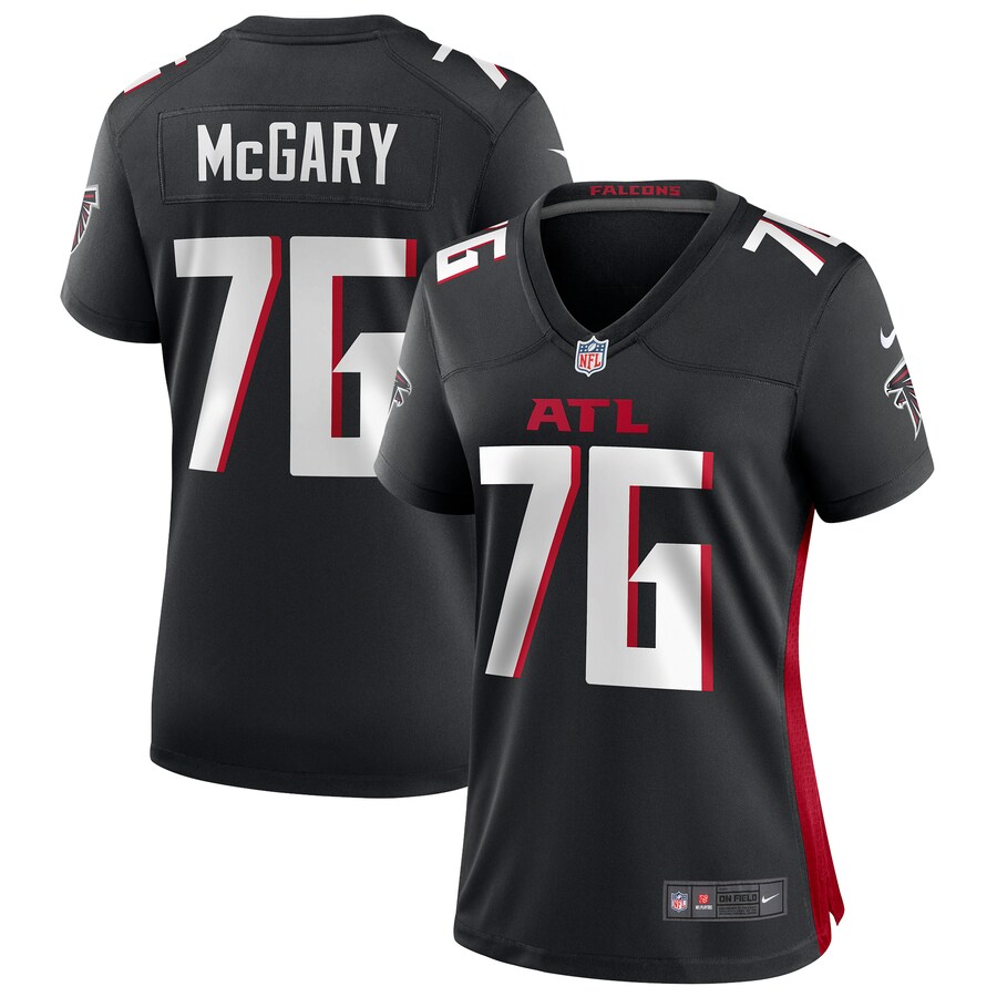 Women's Atlanta Falcons Kaleb McGary Nike Black Game Jersey - Ujersey