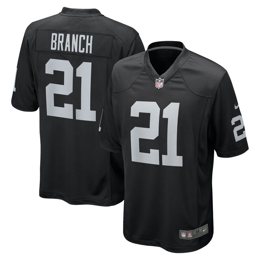 Men's Las Vegas Raiders Cliff Branch Nike Black Retired Player Game Jersey - Ujersey