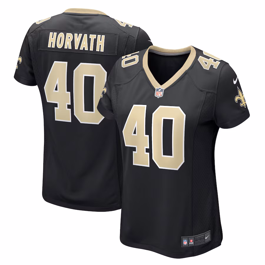 Women's New Orleans Saints Zander Horvath Nike  Black  Game Jersey - Ujersey
