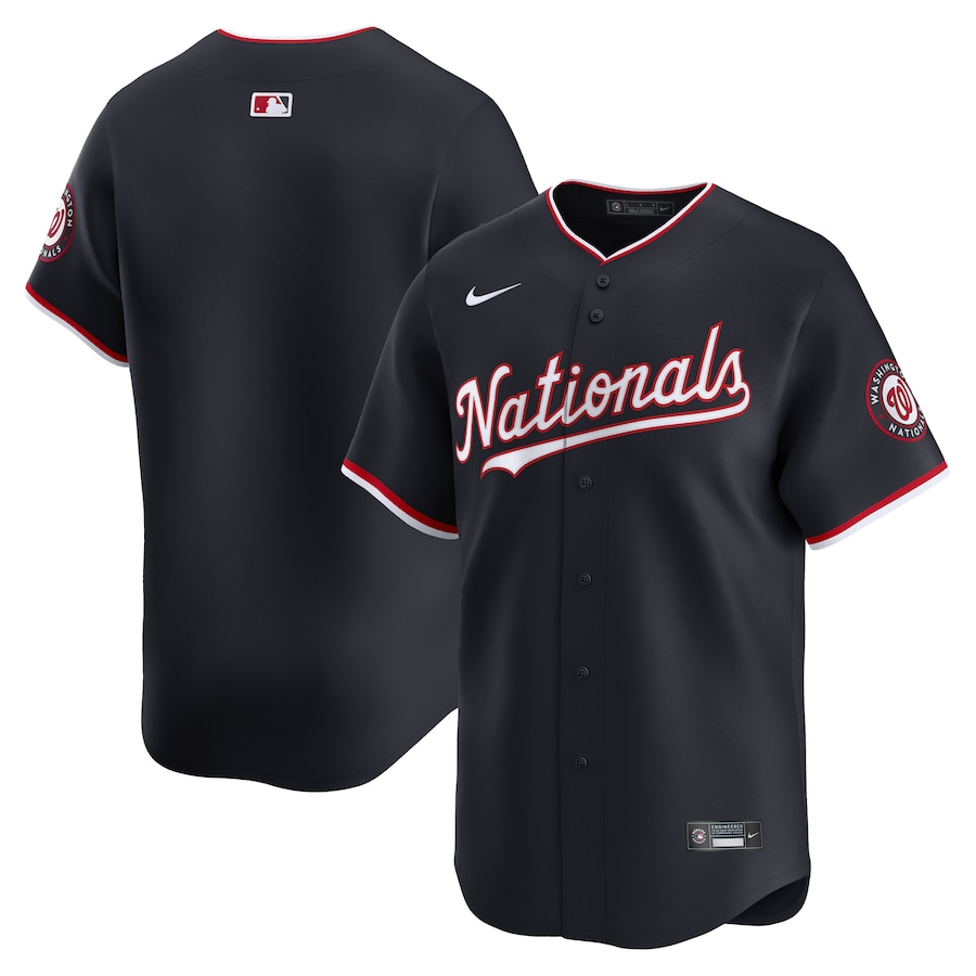 Men's Washington Nationals  Nike Navy  Alternate Limited Jersey - Ujersey