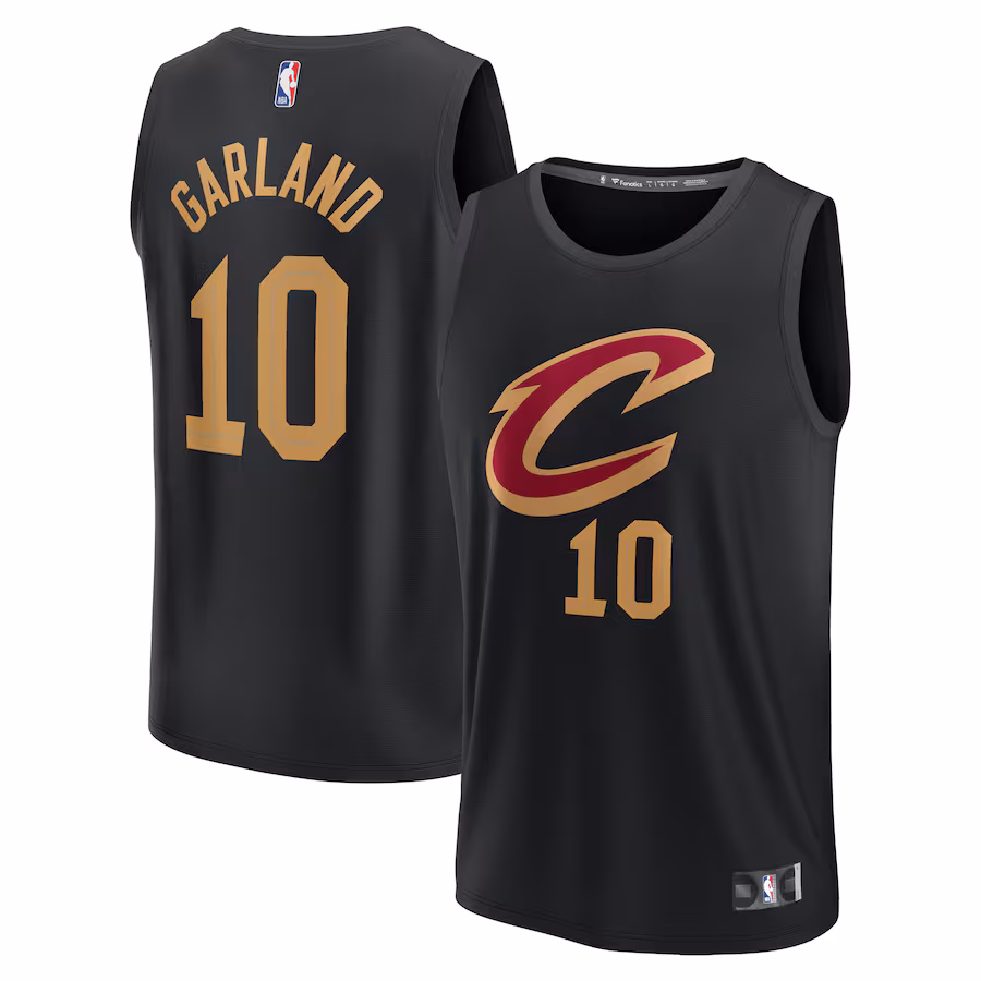 Men's Cleveland Cavaliers Darius Garland Fanatics Black Fast Break Replica Player Jersey - Statement Edition - Ujersey