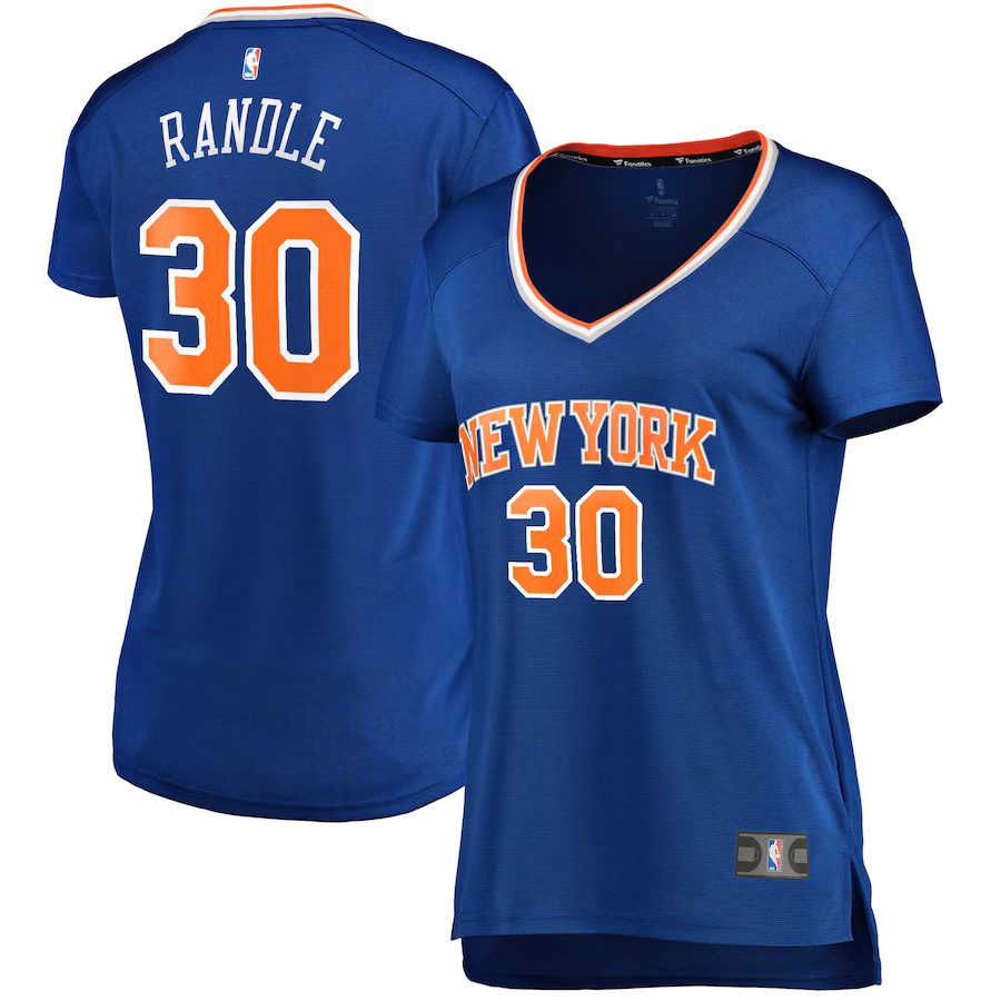 Women's New York Knicks Julius Randle Fanatics Blue Fast Break Replica Player Jersey - Icon Edition - Ujersey