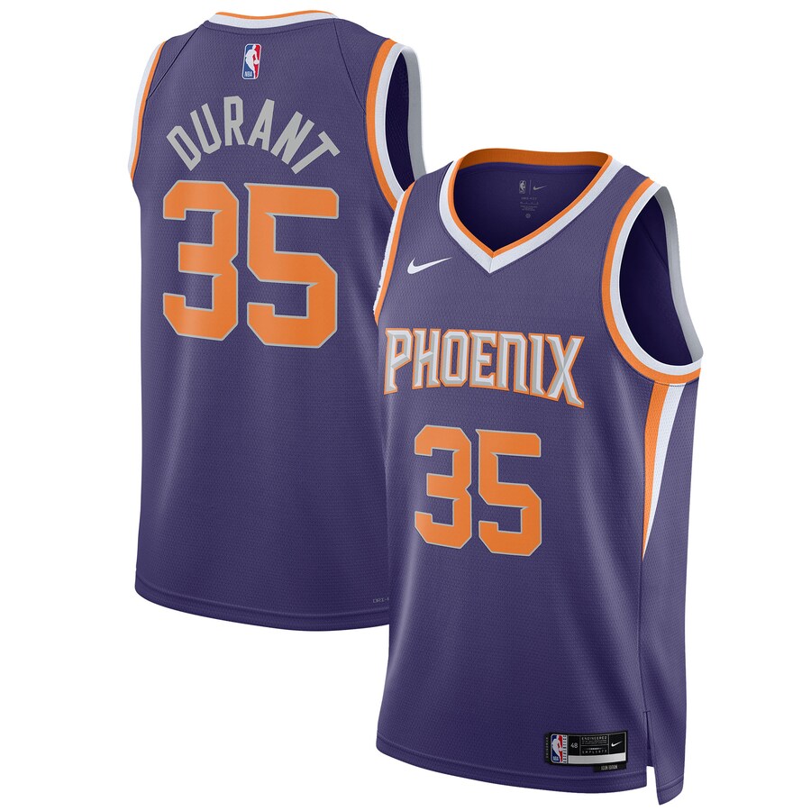 Unisex Phoenix Suns Kevin Durant Nike Purple Swingman Jersey - Icon Edition - Ujersey
