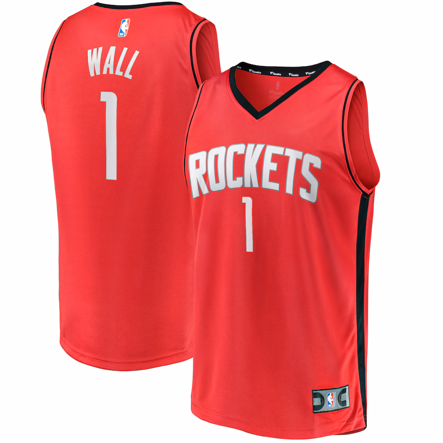 Youth Houston Rockets John Wall Fanatics Red Fast Break Replica Jersey - Icon Edition - Ujersey