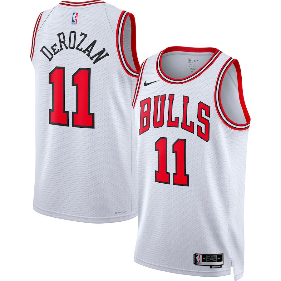 Unisex Chicago Bulls DeMar DeRozan Nike White 2022/23 Swingman Player Jersey - Association Edition - Ujersey