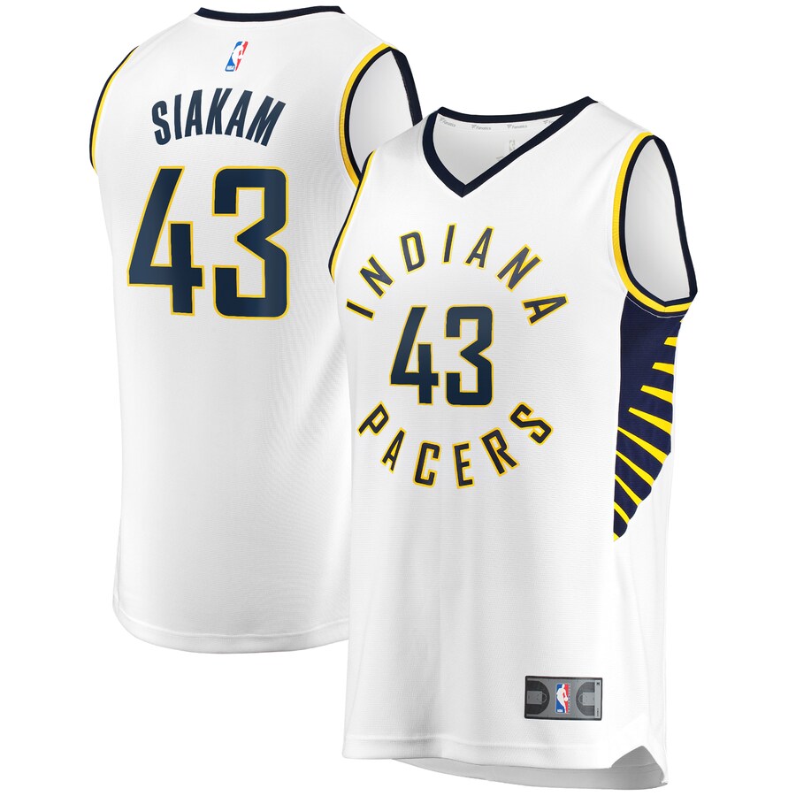 Youth Indiana Pacers Pascal Siakam Fanatics White Fast Break Player Jersey - Association Edition - Ujersey