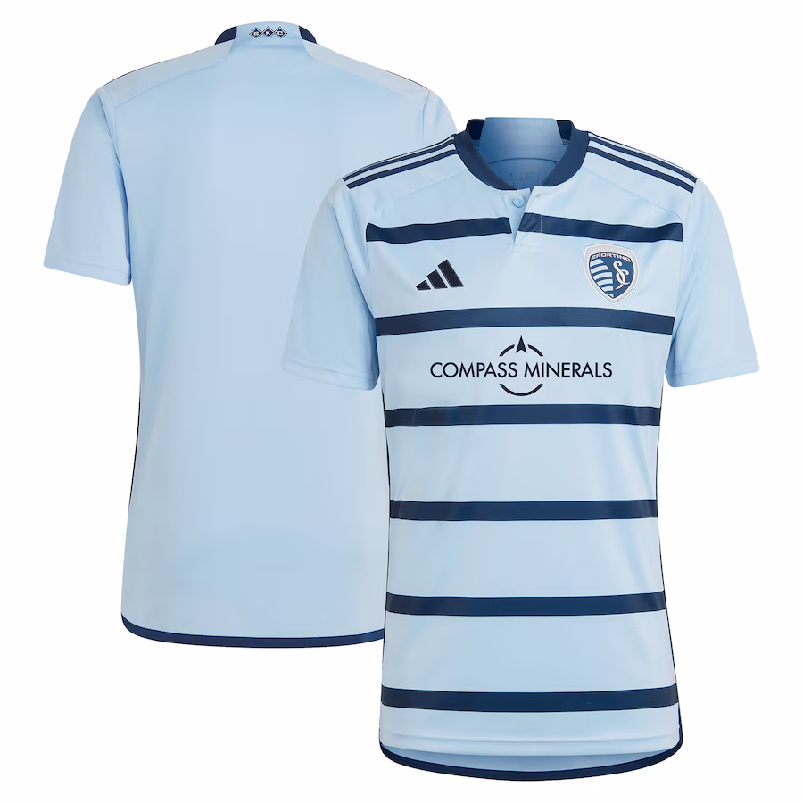 Men's Sporting Kansas City adidas Light Blue 2023 Hoops 4.0 Replica Jersey - Ujersey