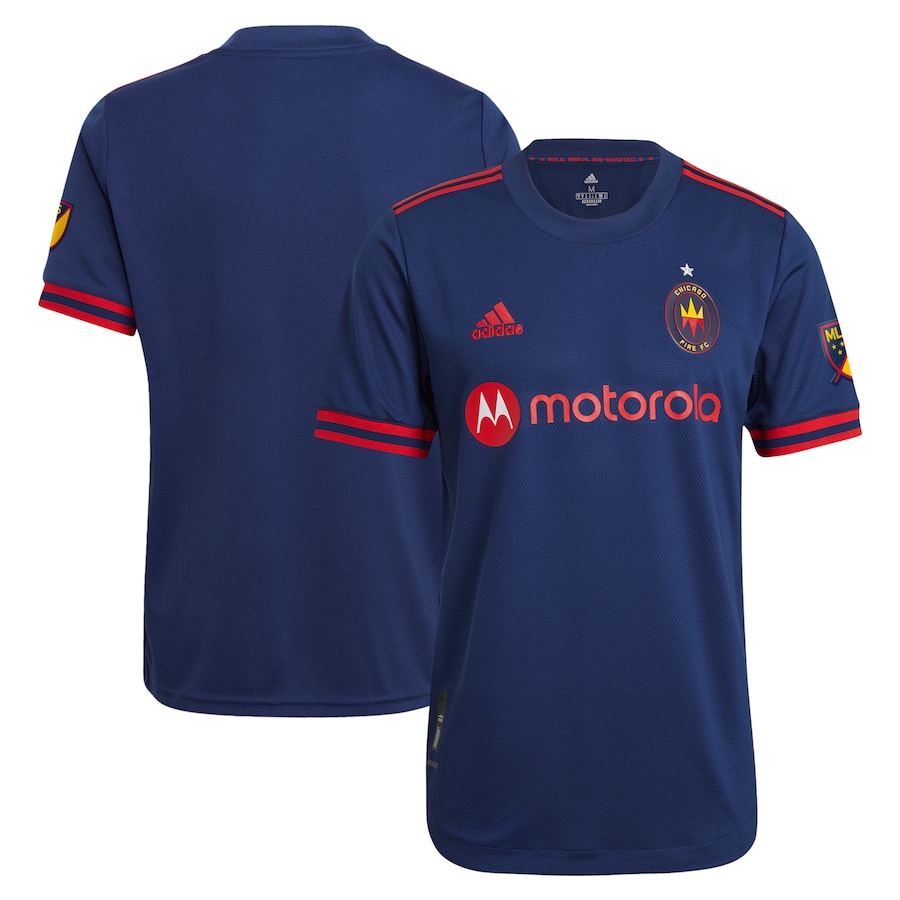 Men's Chicago Fire adidas Navy 2021 Primary Replica Jersey - Ujersey