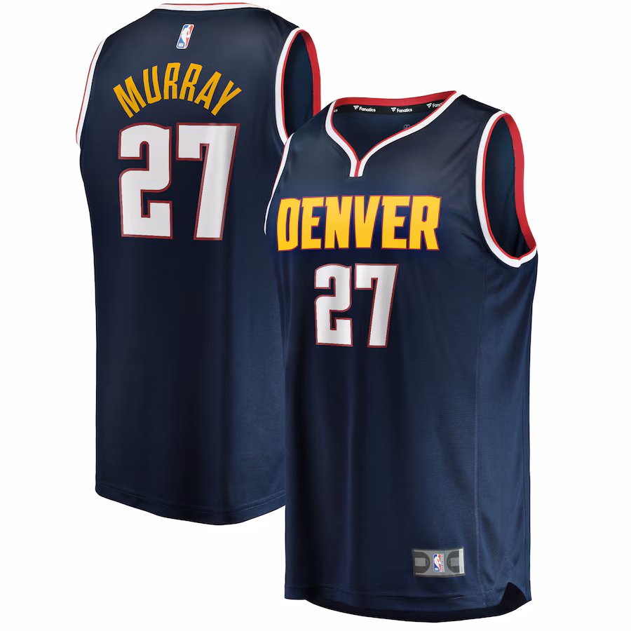 Youth Denver Nuggets Jamal Murray Fanatics Navy Fast Break Player Jersey - Icon Edition - Ujersey