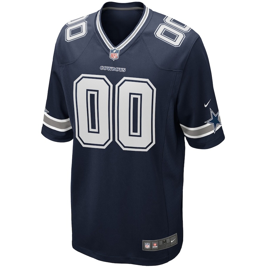 Men's Dallas Cowboys Nike Navy Custom Game Jersey - Ujersey