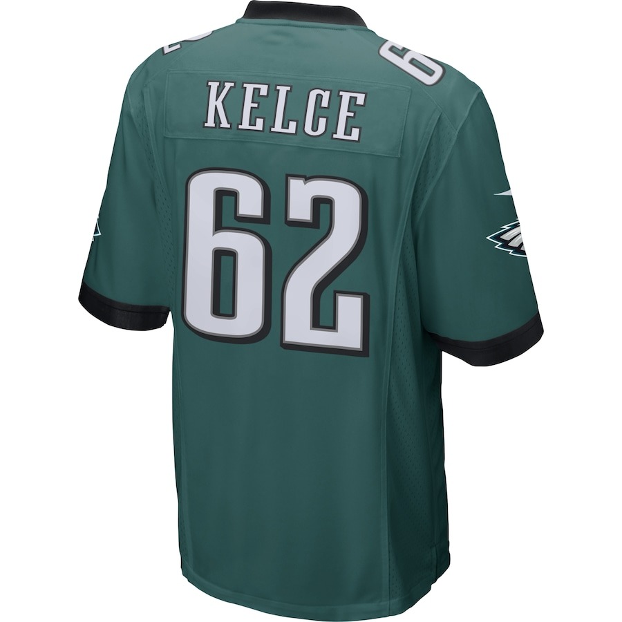 Men's Philadelphia Eagles Jason Kelce Nike Midnight Green Game Jersey - Ujersey