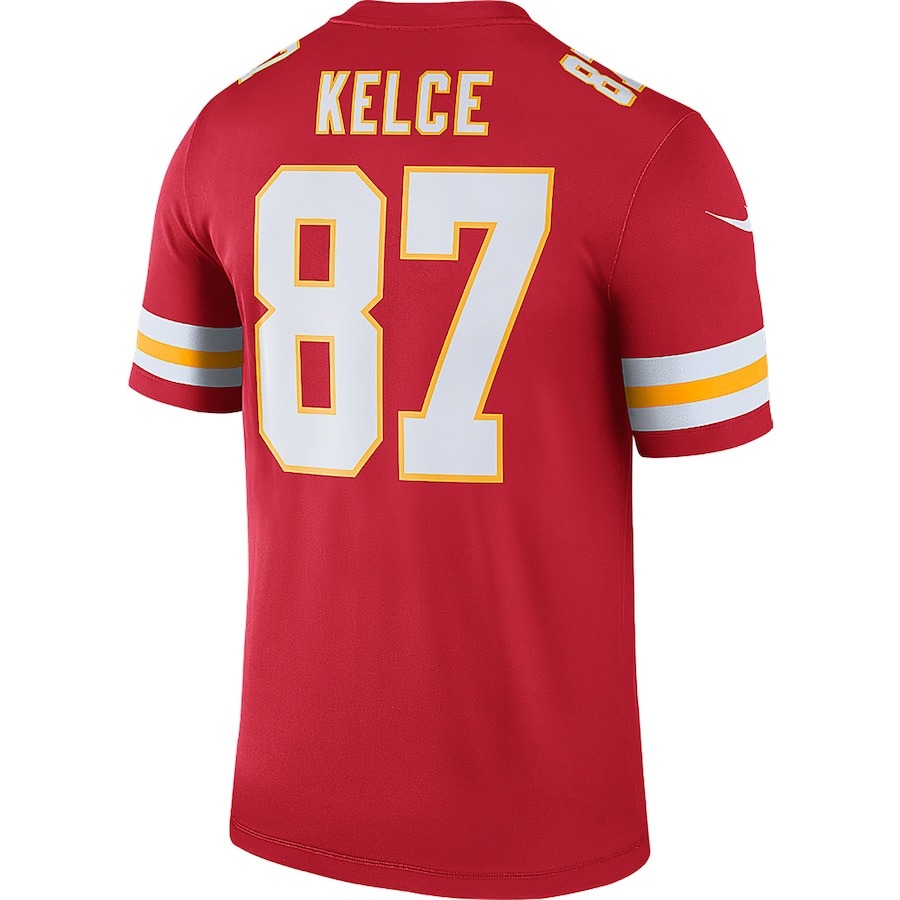 Men's Kansas City Chiefs Travis Kelce Nike Red Legend Jersey - Ujersey