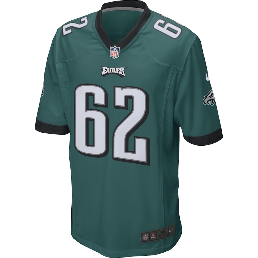 Men's Philadelphia Eagles Jason Kelce Nike Midnight Green Game Jersey - Ujersey
