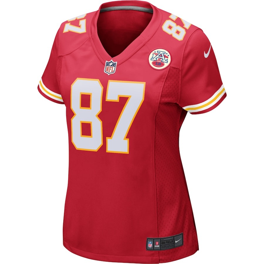 Women's Nike Travis Kelce Red Kansas City Chiefs Game Jersey - Ujersey