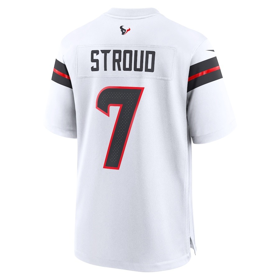 Men's Houston Texans C.J. Stroud Nike White Game Jersey - Ujersey