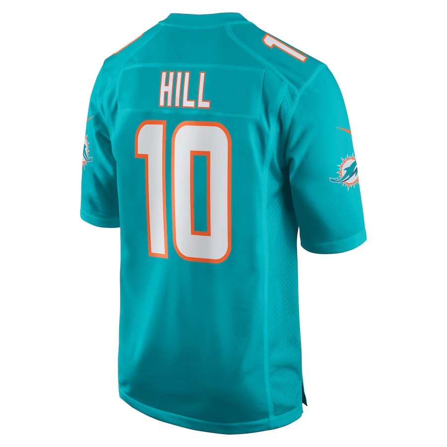 Men's Miami Dolphins Tyreek Hill Nike Aqua Game Jersey - Ujersey