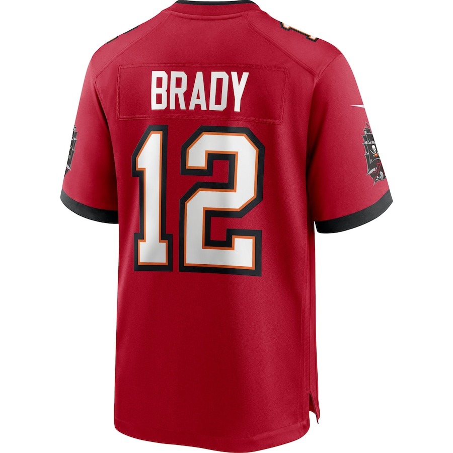 Men's Tampa Bay Buccaneers Tom Brady Nike Red Game Jersey - Ujersey